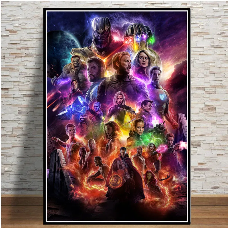 

Avengers 4 End Game 2019 Marvel Superhero Movie Poster And Prints Wall Painting Art Wall Pictures For Living Room Home Decor