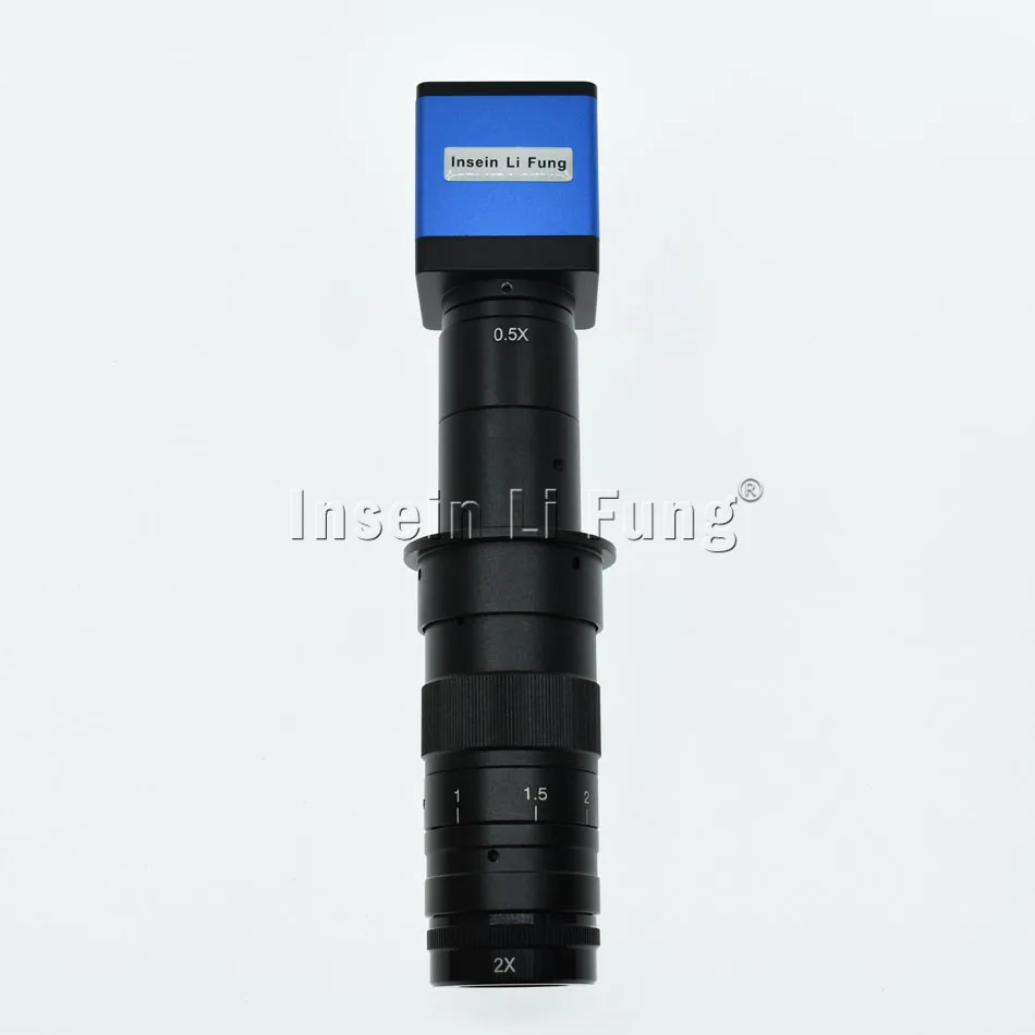 HD 1080 p 2.0MP 60FPS HDMI Microscoop Industriële Camera + 130X 180X 200X 300X 400X 600X Verstelbare Vergroting Zoom C -mount Lens HD 1080 p 2.0MP 60FPS HDMI Microscoop Industriële Camera + 130X 180X 200X 300X 400X 600X Verstelbare Vergroting Zoom C -mount Lens