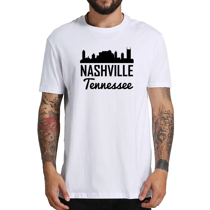 Футболка Tennessee Nashville для мужчин футболка музыкальной кантри женская с принтом