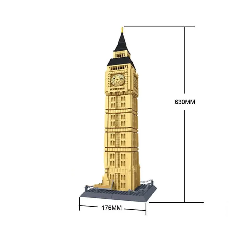 1642 pcs Big Ben Stavanger Blok 