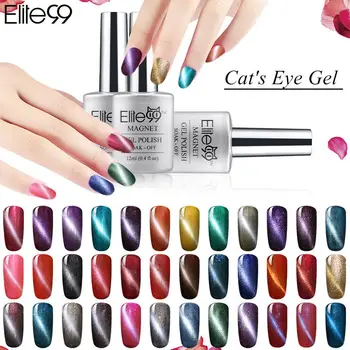 

Elite99 Magnet UV Gel Varnish Color Magnetic Cat Eye Gel Nail Polish 12ml 3D Effect Cat's Eye Gel Polish Lacqeur