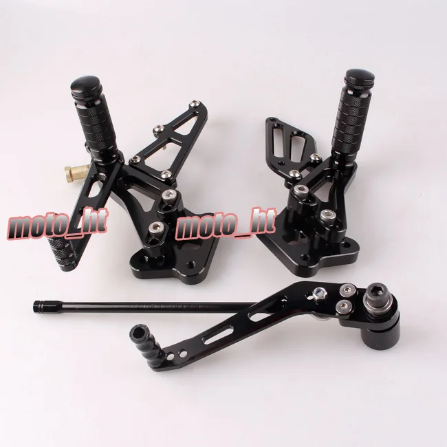 Gzyf Cnc Motorcycle Adjustable Rearset Rear Set Footpegs Foot Rest Pegs