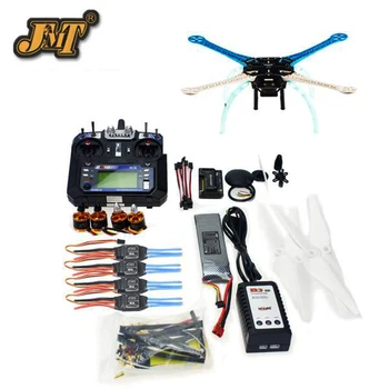 

JMT 500mm Multi-Rotor Air Frame Full Kit S500-PCB DIY GPS Drone APM2.8 Flysky 2.4G FS-i6 Transmitter Motor ESC