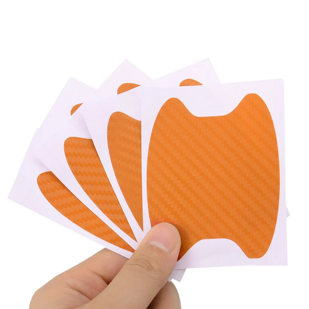 4Pcs/Set Car Door Film Sheet Handle Scratch Sticker Scratch Protector Cover Car Scratch Protector Sticker