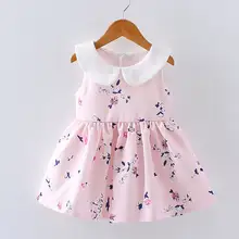 Summer Baby Girl Floral Princess Dress Toddler Infant Girls Sleeveless Dresses Kids Baby Birthday Party Clothes Baby Clothing toddler kids baby girls summer outfits 1 2 year birthday gift infant party wear dresses for girls clothes baby tutu dots dress