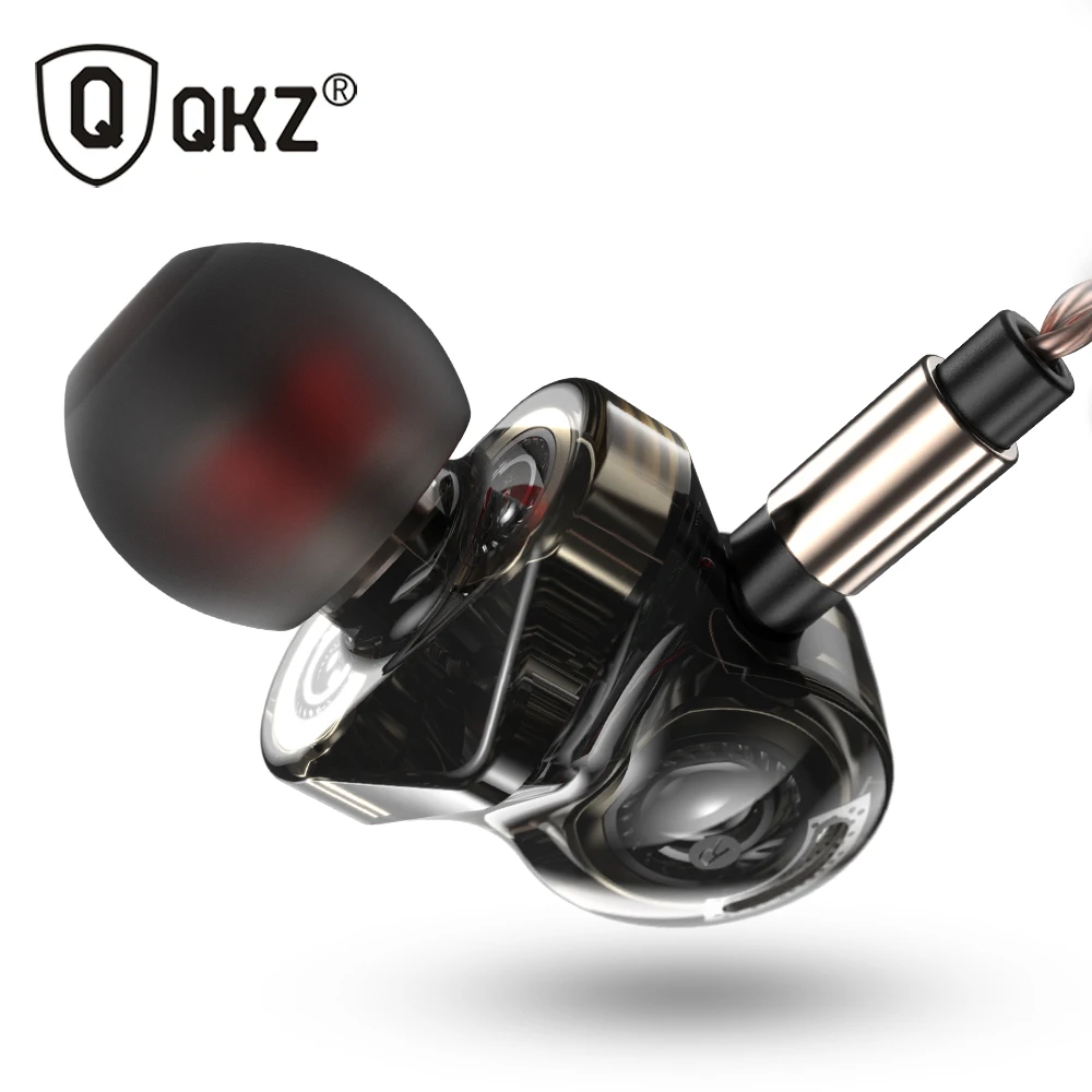 Оригинальные наушники QKZ CK10 6 динамическая система драйвера колонки HIFI бас