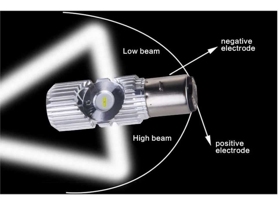 VooVoo H4 LED BA20D LED Motorcycle Headlight Bulbs 20W 2400LM 6000K HS1 Led Moto Motorbike Headlamp Lighting Electric Car Lights_01 (8)