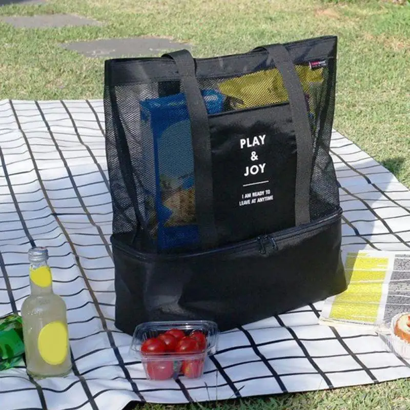 Обеда сумка-тоут изотермический кулер для пикника на открытом воздухе сумка-холодильник для томатного соуса
