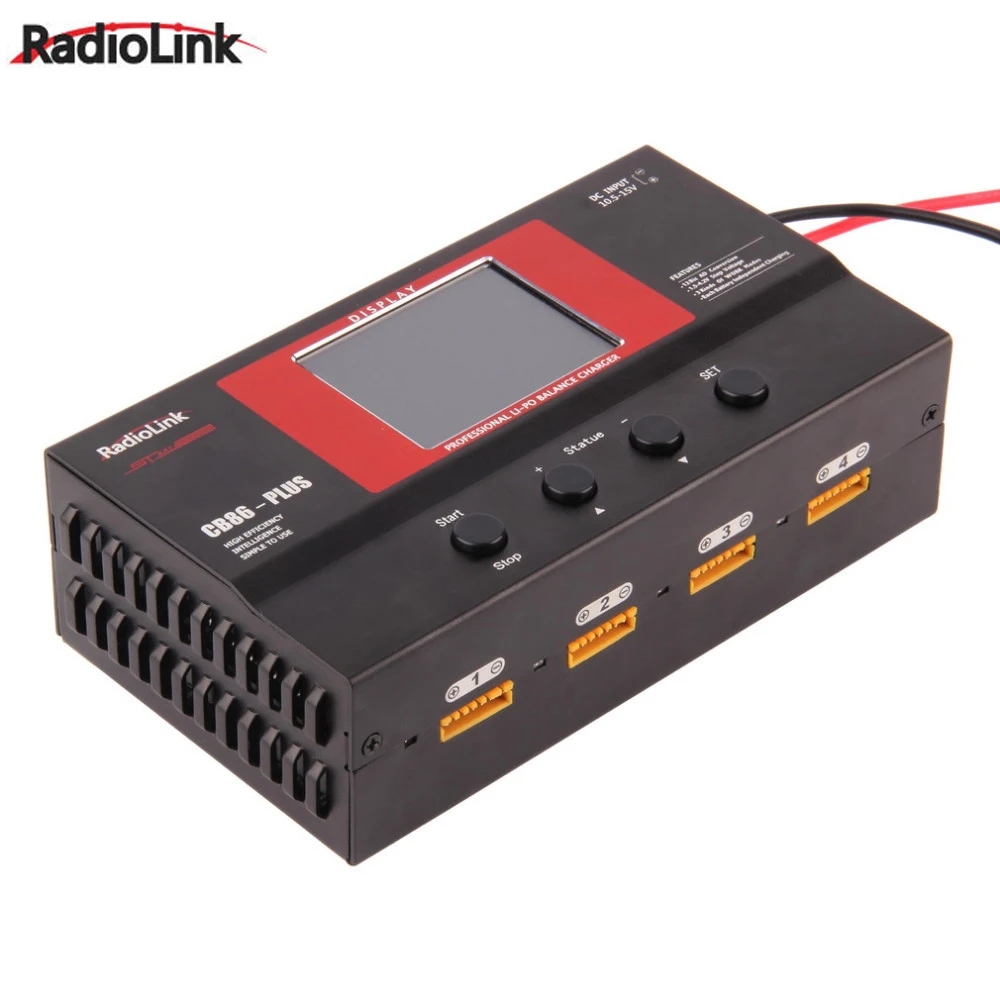 1pcs Radiolink CB86 Plus Balance Charger for 8pcs 2-6S Lipo Battery at one time Professional For RC Lipo Battery