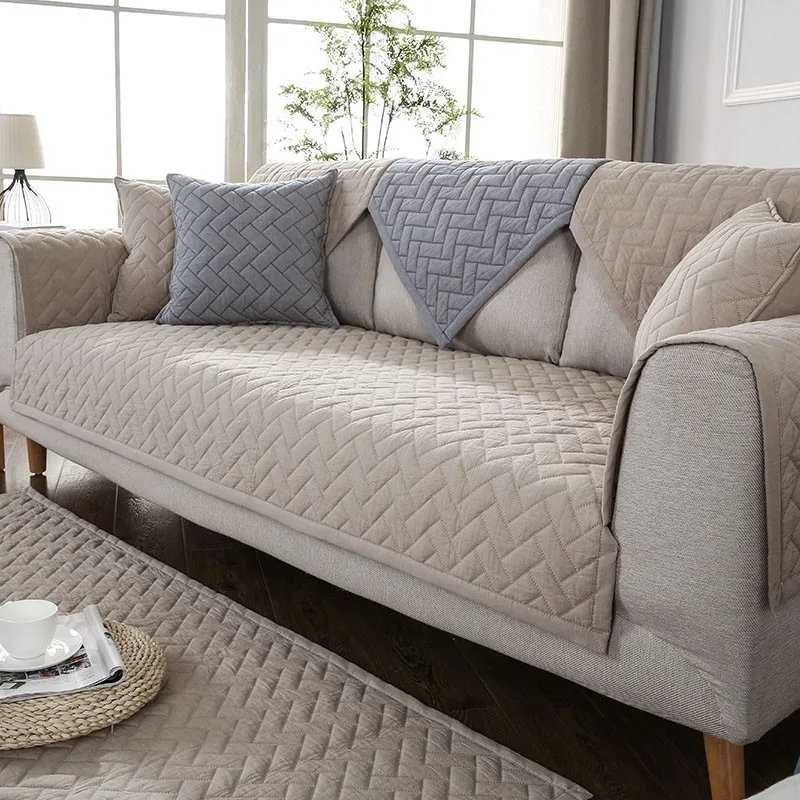 17 размеров нескользящий классический элегантный Тканый дизайн диван полотенце диванная Подушка Чехол детский матрас эркер коврик для йоги 1 шт - Цвет: Khaki