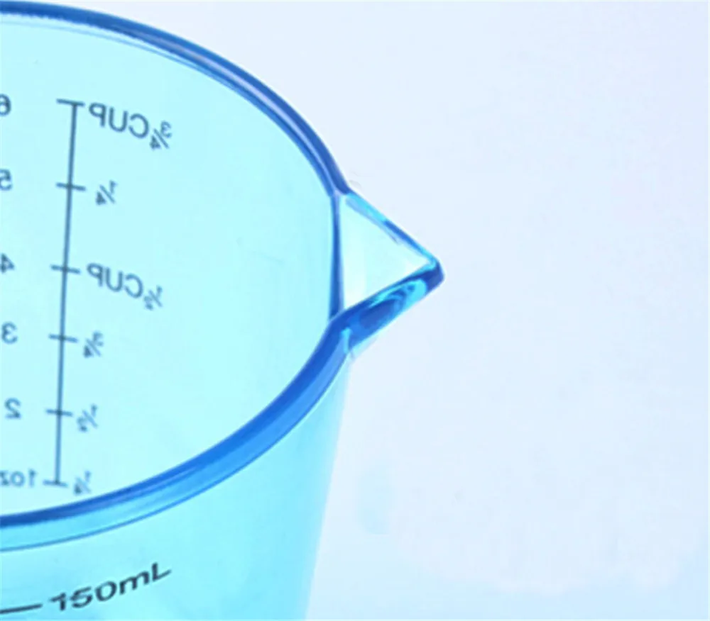 150 мл Пластиковые мерные стаканчики жидкая гнездовая Штабелируемая емкость бытовые кухонные принадлежности для приготовления пищи#007
