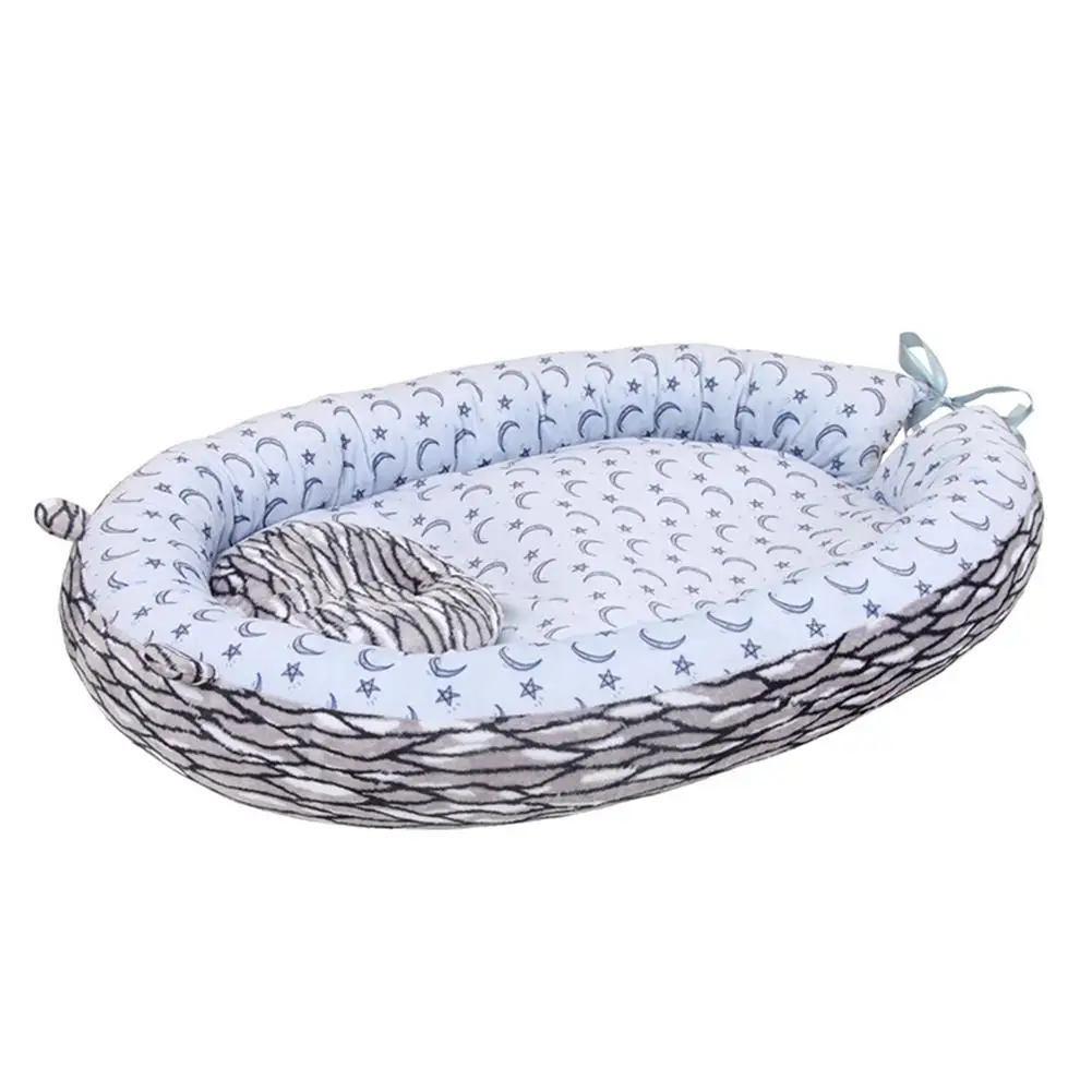 Cama de Dormir de Pelúcia Portátil com Cerca Travesseiro para o Bebê Infantil da Criança em Casa Suprimentos ao ar Kidlove Livre Mod. 201294 5 com cerca travesseiro para o bebê infantil