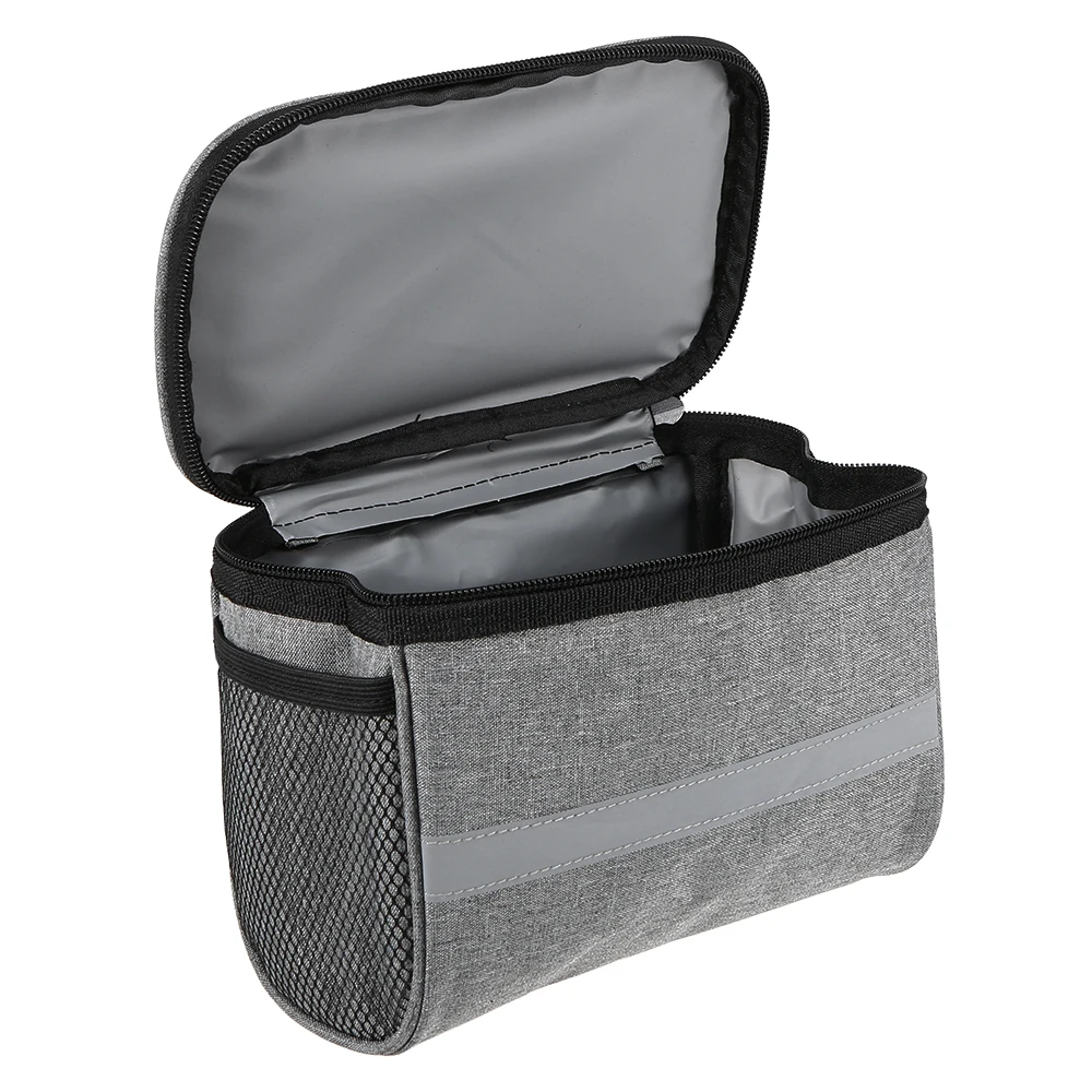Best Cycling Bag Bike Bicycle Insulated Front Bag MTB Bike Handlebar Bag Basket Pannier Cooler Bag with Reflective Strip 2 Best Cycling Bag Bike Bicycle Insulated Front Bag MTB Bike Handlebar Bag Basket Pannier Cooler Bag with Reflective Strip 2