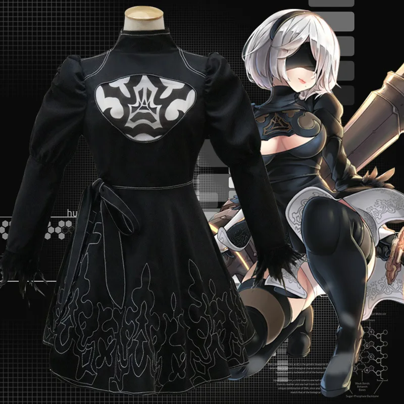 Neal machine era actress 2B костюм для косплея взрослых Одежда женщин платье косплея|costume