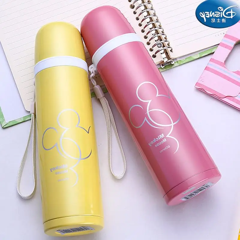 

Disney 400ml Thermos Feeding Bottle Vacuum Flask Insulation Feeding Cup My Bottles Leak-poof Student Thermos Cup Car Kettle