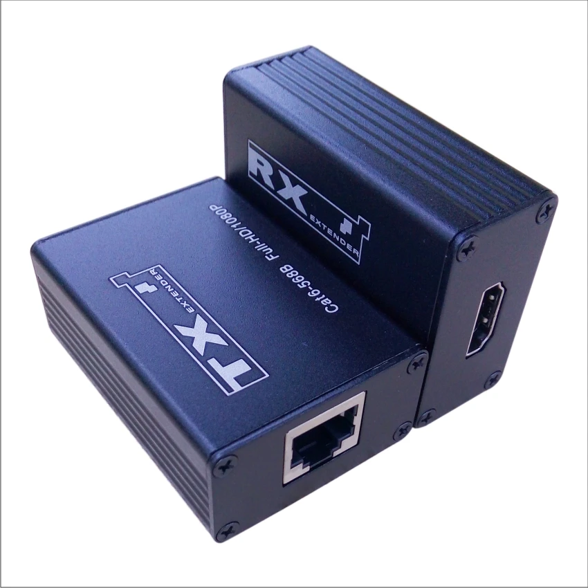 Ceny 30m przedłużacz hdmi CAT5e 6 wsparcie 1080p 30m rozszerzenie jak rozdzielacz hdmi nadajnik odbiornik do CCTV DVR NVR AVCHD30