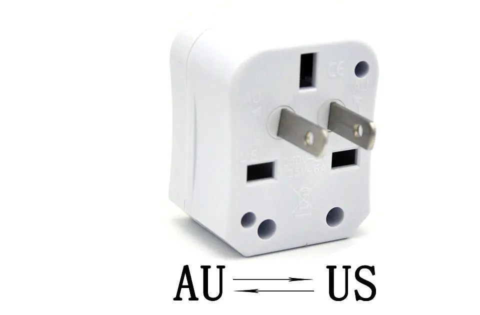 Universal International Travel AC Power Converter Adapter Plug Socket Brazil Russia France Israel Australia US UK EU AU AC Plug (4)