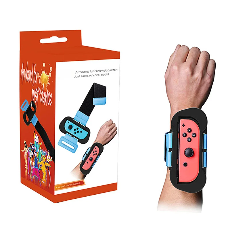 2 шт. просто танец регулируемый браслет для nintendo переключатель JoyCon ручка игры