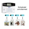 wofea LCD display  wireless wired bruglar GSM alarm system home security intercom w wired type sensor ► Photo 3/3