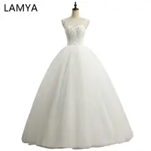 Простое жемчужное Бисероплетение Невеста, свадебное платье кружевное бальное платье настоящая фотография бохо платье свадебное платье