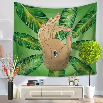 

AHSNME Home Tapestry Palms on the Creative Lotus Wall Hanging Beach Blanket