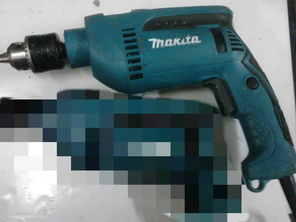 Used Japanese authentic MAKITA impact drill, HP1630 drill chuck, 13MM