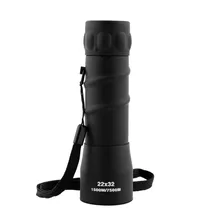 22x32 HD одиночный с высоким увеличением Открытый Кемпинг прочный черный карманный размер монокуляр телескоп 1500 м/7500 м Монокуляры