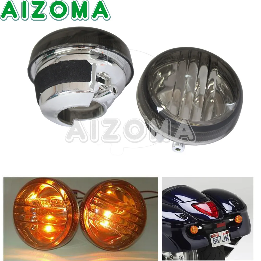 

Motorcycle Smoke Turn Signals Lenses For Suzuki Boulevard M50 C50 C90 C109R C1800R M109R 1500 Intruder VL800 Volusia 2005-2012