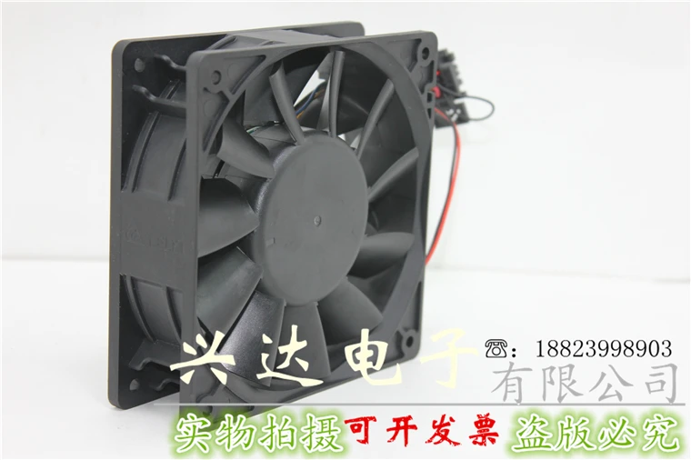 Новый подлинный PFC1212DE 12038 12V 4.8A 12 см большой тираж сильного вентилятора DIY|12cm fan|fan
