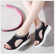new women sandals casual flat platform summer shoes women comfortable breathable sandals beach shoes big size 35-45 timetang new 2018 summer shoes women sandals flat platform shoes sweet women s beach sandals thick sole big size 43 c187