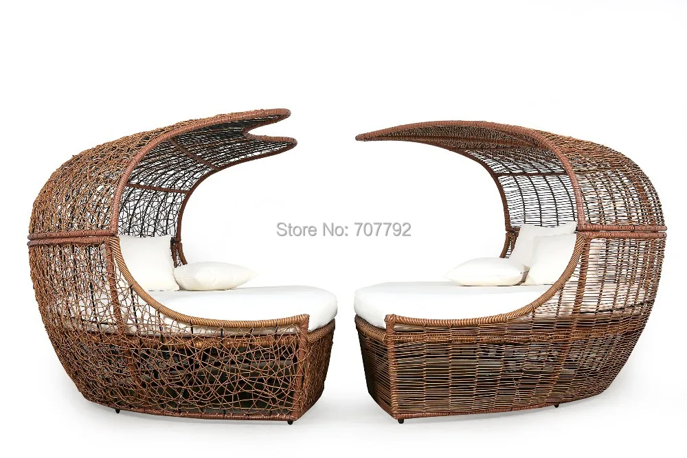 

Hot sale SG-13072C Elegant rattan wicker deck chair furniture