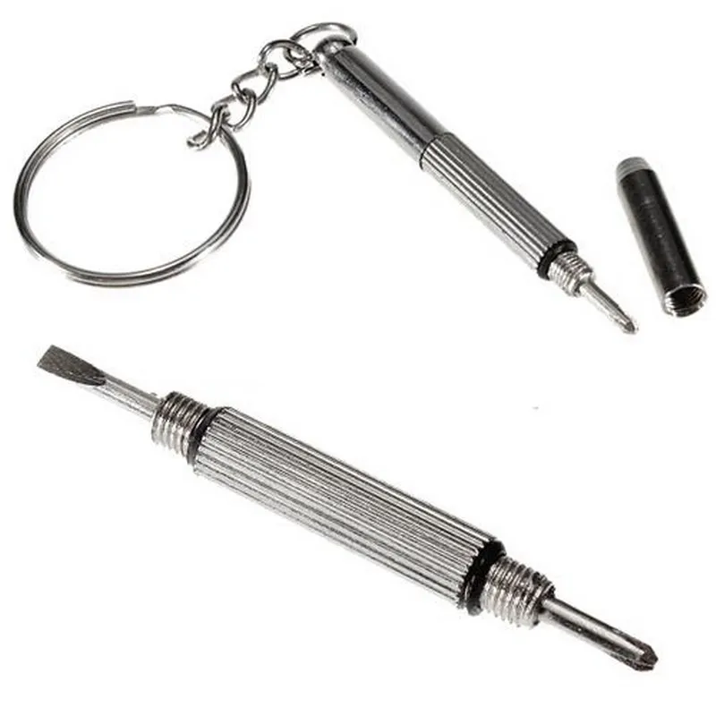 Mini 3in1 Keychain Screwdriver Mobile Eyeglass Sunglasses Watch Repair