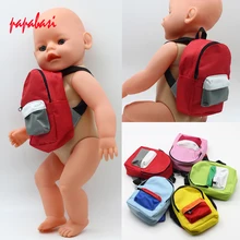 Doll Backpack for 18inch 43cm doll Baby Born zapf dolls accessories outgoing packets