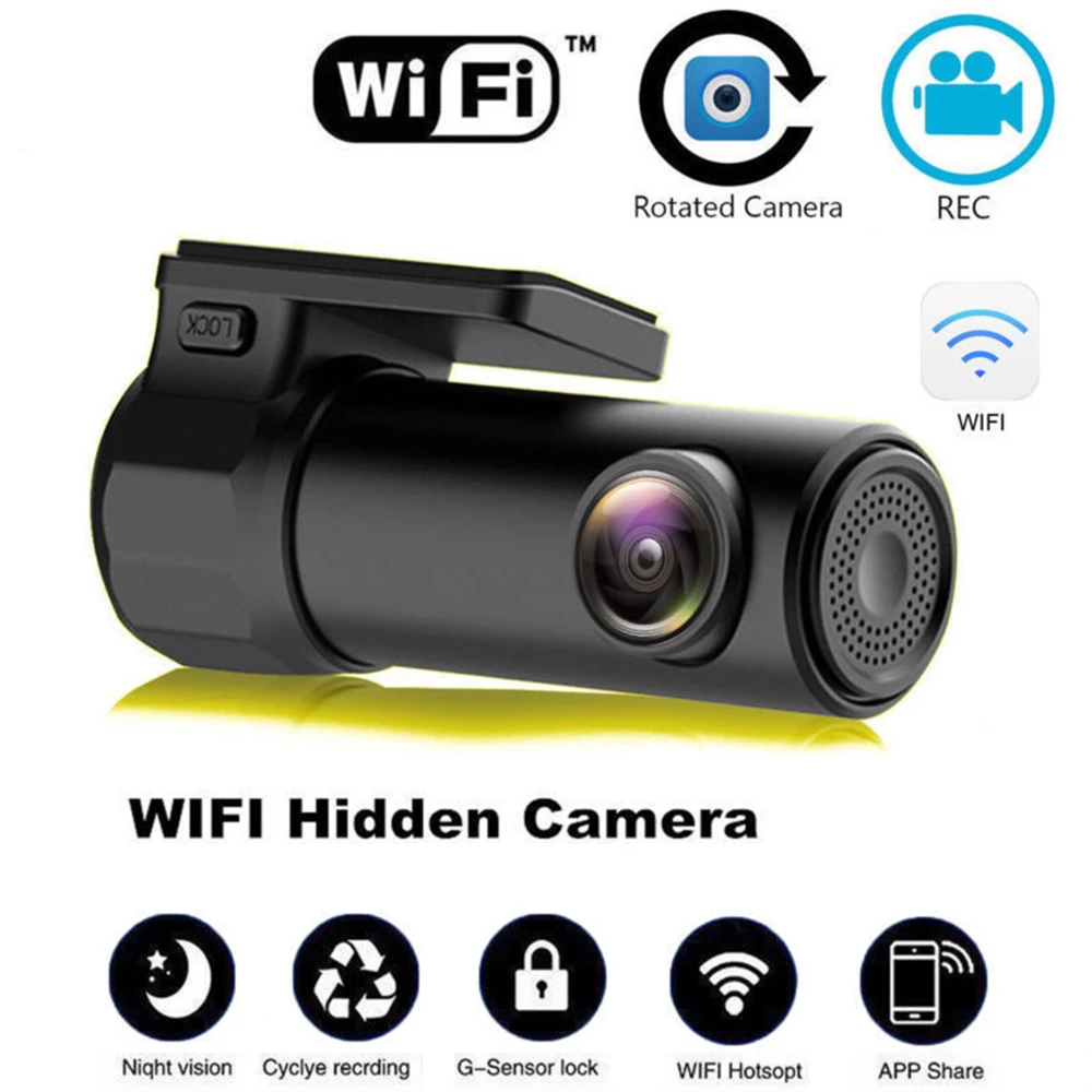 Full HD 1080P WiFi Автомобильный видеорегистратор Автомобильная камера ночного видения