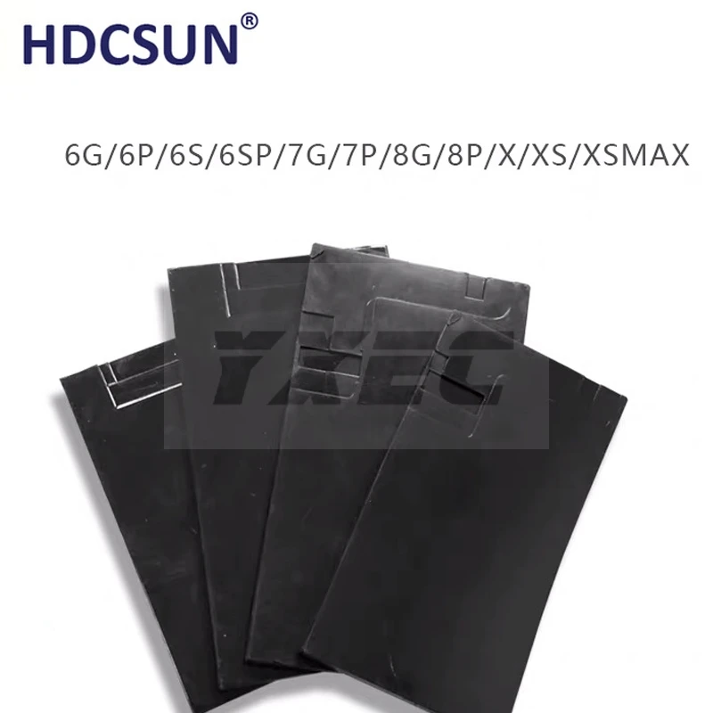 LCD Mold Mould Silicone Laminating Black Rubber Pad Mat For iPhone 66S78 Plus X LCD Touch Screen Repair( No bend the flex)