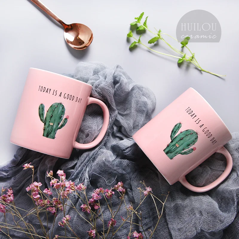 

Ceramic Cups, Mugs, Creative Plants, Cactus Lovers, Coffee Office Milk 300ml Cups And Ceramics