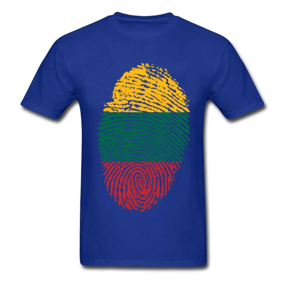 Lithuania Flag Fingerprint_blue