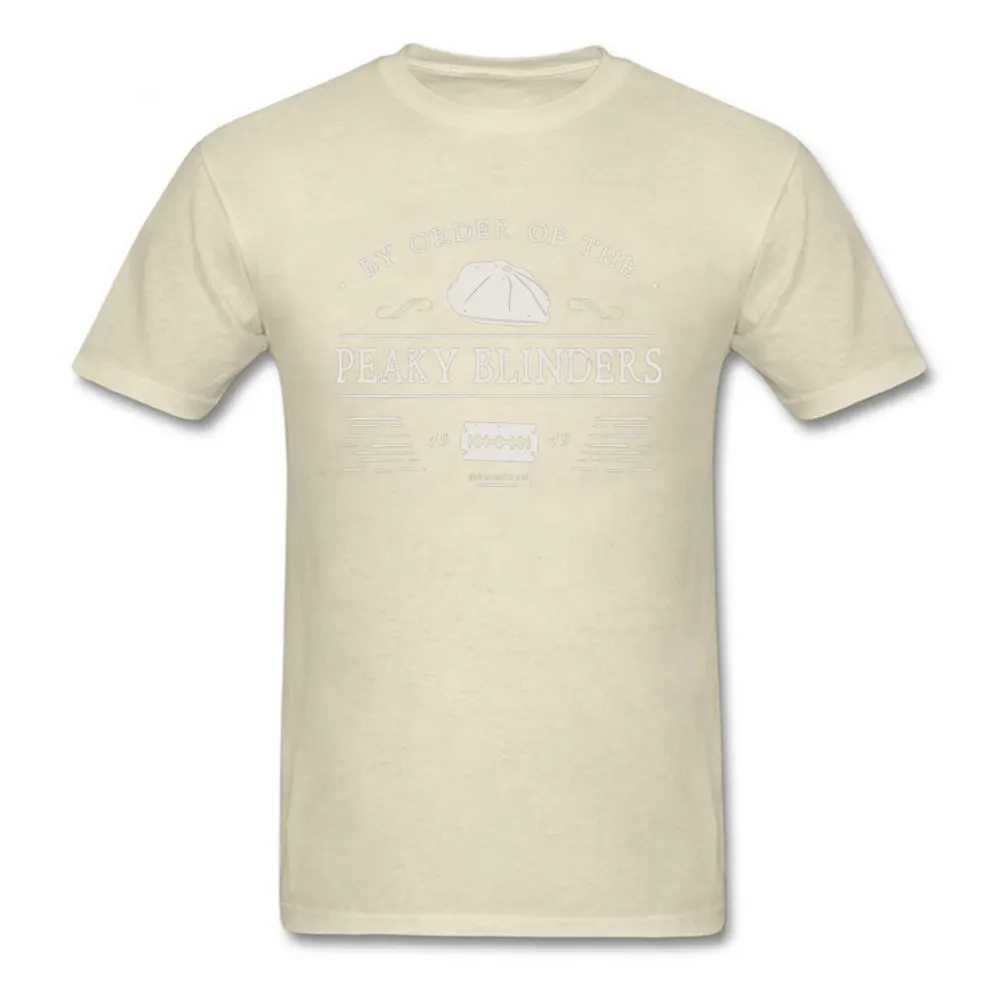 Tops & Tees Tops & Tees Fitness Tight Summer/Fall Short Sleeve Pure Cotton Round Collar Men Top T-shirts 3D Printed 2018 By Order of The Peaky Blinders A beige