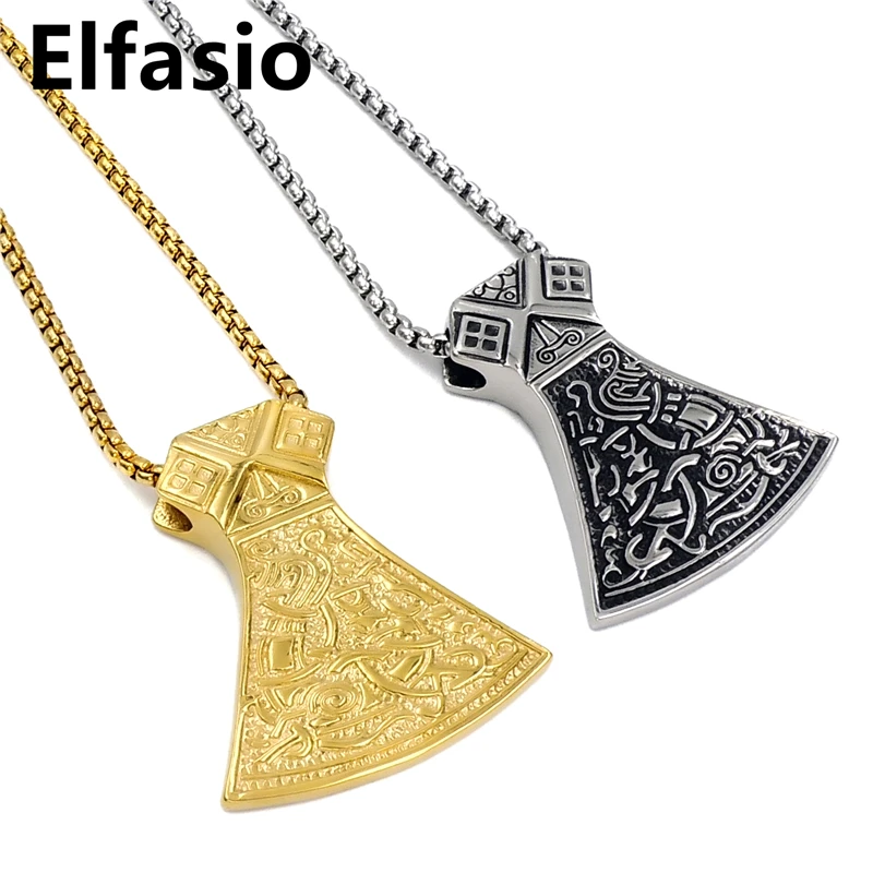 Кулон Мужской из нержавеющей стали с цепочкой 18 28 дюймов|f pendant|hammered silver pendantmjolnir