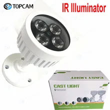 ИК-осветитель 10-50 метров 4 шт. 42U Массив ИК светодиодный угол света 6~ 90 градусов дополнительная мощность AC DC12-24V для cctv наружная камера