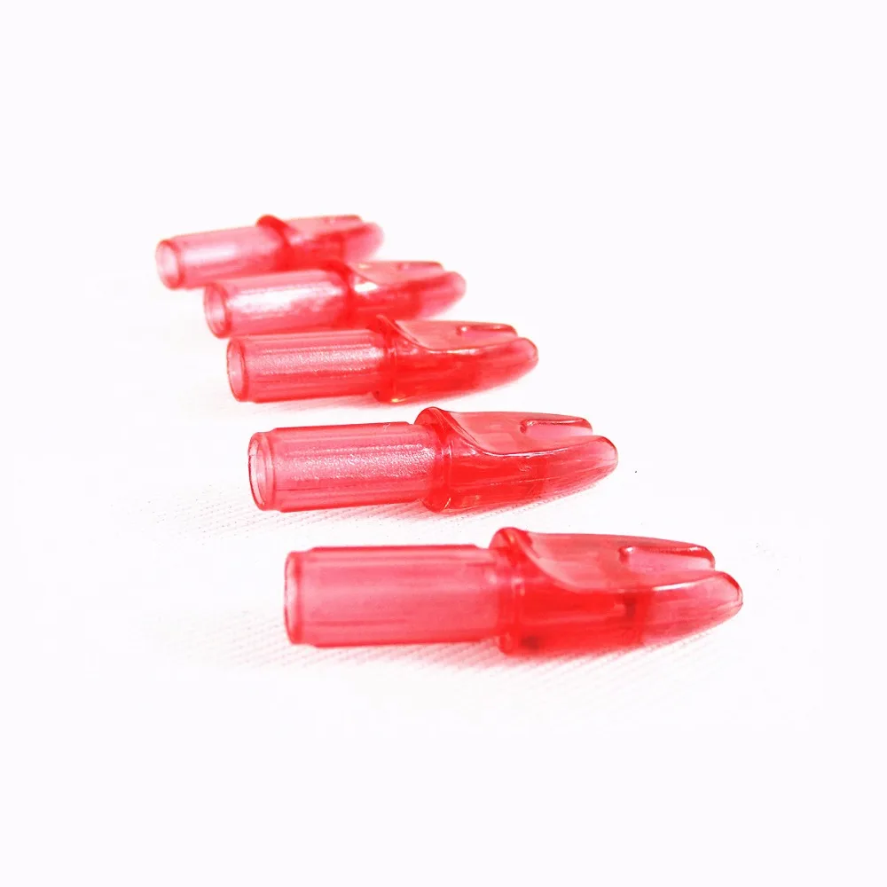 Archery Arrow Nocks Clear Red 1