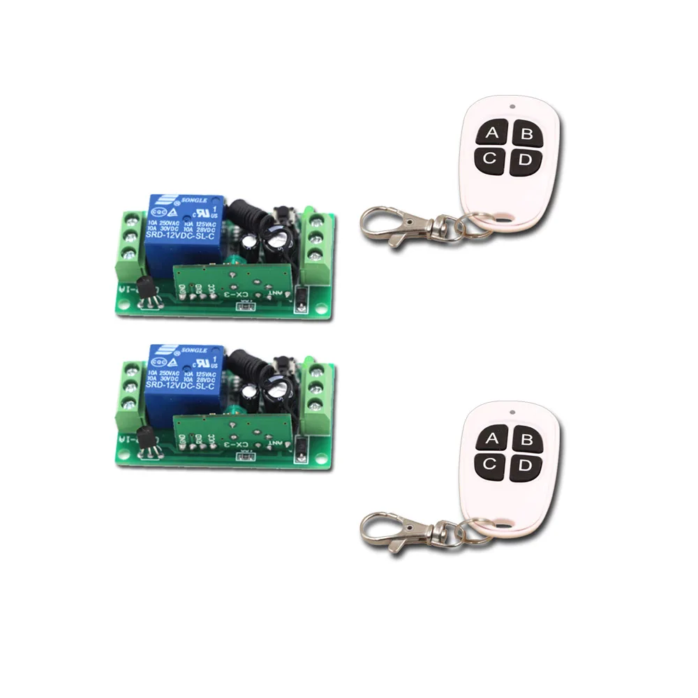 DC 24V Wireless Remote Control Switch 1CH 10A RF Remote Controller 9V ...