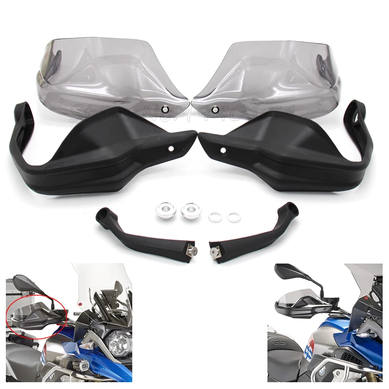 

Handguard Hand shield Protector For BMW R1200GS ADV F800GS Adventure S1000XR Windshield Smoke 2013 2014 2015 2016 2017 2018