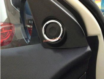 

ABS Chrome Interior A-pillar Speaker Ring Cover Trim For Mitsubishi ASX RVR Outlander Sport 2013-2015