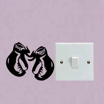 

Movement Gloves Boxing Vinyl Switch Stickers Home Wall Decals 5WS0779