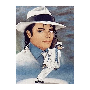 

DIY full Diamond painting Popular King Michael Jackson International Superstar 5d point diamond diamond cross stitch