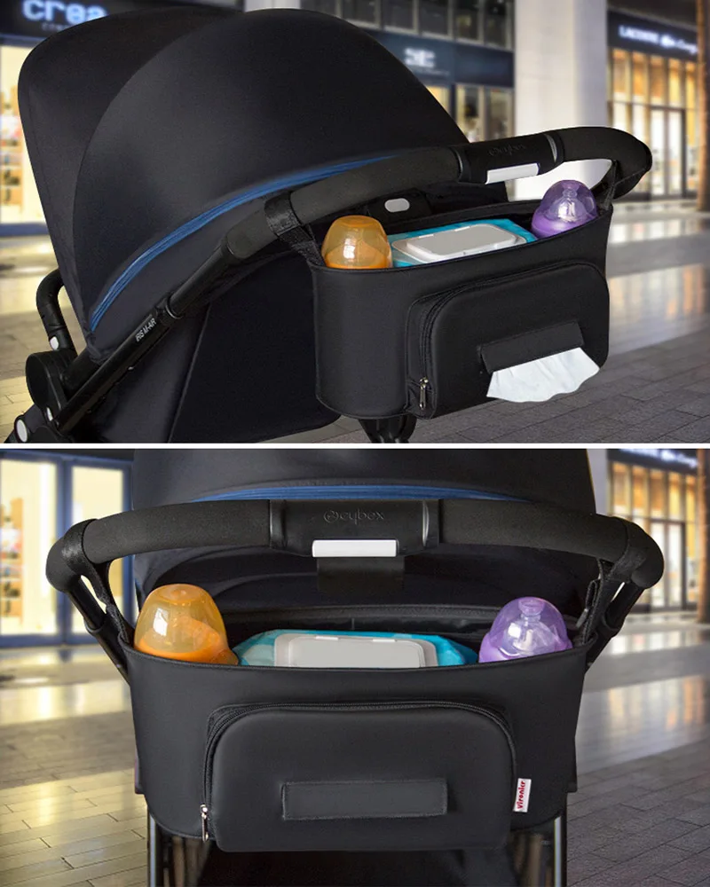 Baby Diaper Bag Portable Mom Maternity Nappy Bag Stroller Hanging Basket Storage Organizer Baby Care Stroller Accessories BB6038 (3)
