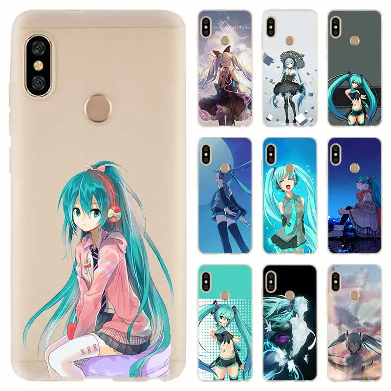 

Hatsune Miku Cover For Xiaomi Redmi Note 7 6 5 4 3 pro Case for Redmi 6a s2 5a 5 Plus 4a 4x 3 Pro