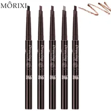 2 в 1 рисования бровей Enhancer 5 видов цветов автоматический поворот карандаш для бровей с расческой водонепроницаемый долговечный mcc001