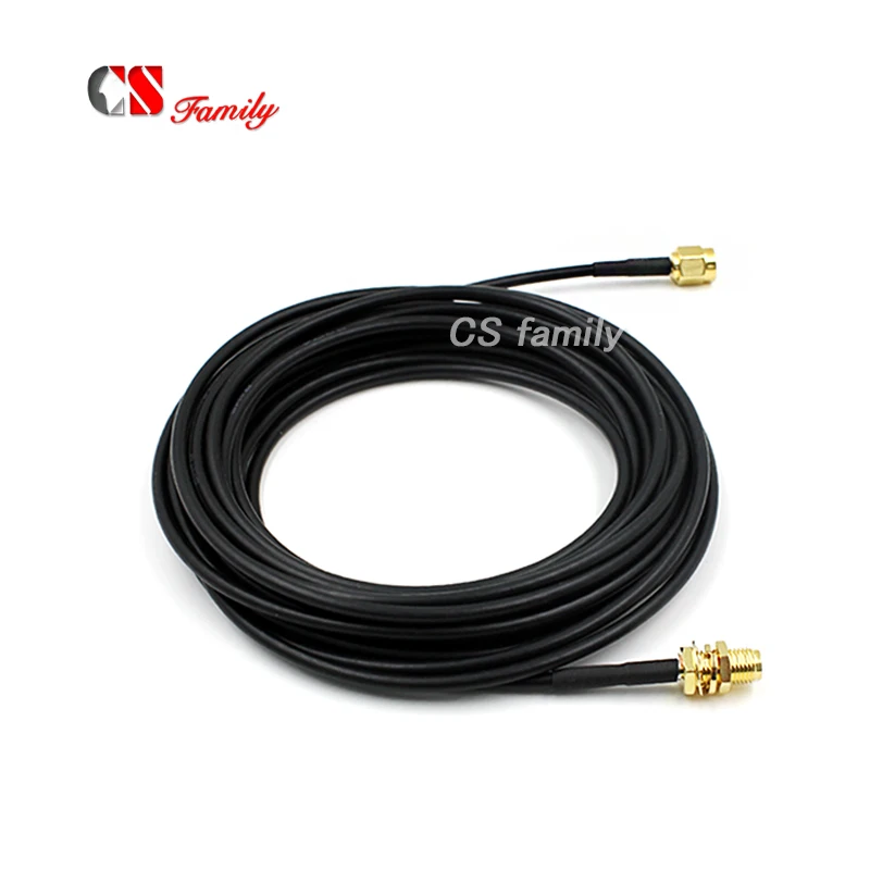 1 шт. удлинитель с разъемом SMA на гнездо 10 м|rg174 coaxial cable|coaxial cable rg174antenna |
